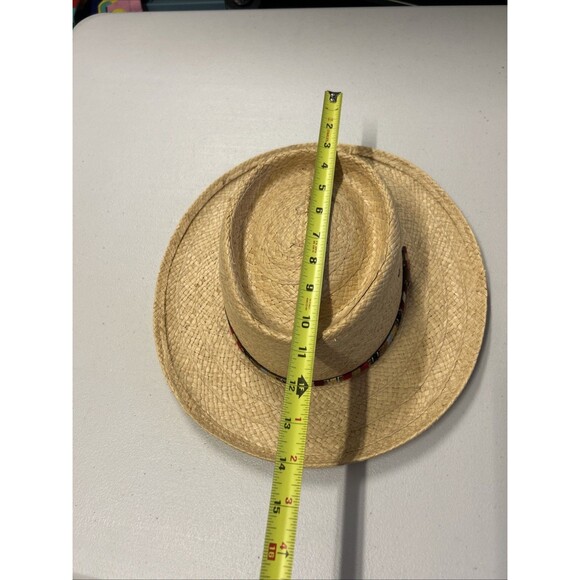 VTG Pendleton Unisex Straw Hat Band Aztec  XL X-Large A165-725 Geometric main image 4